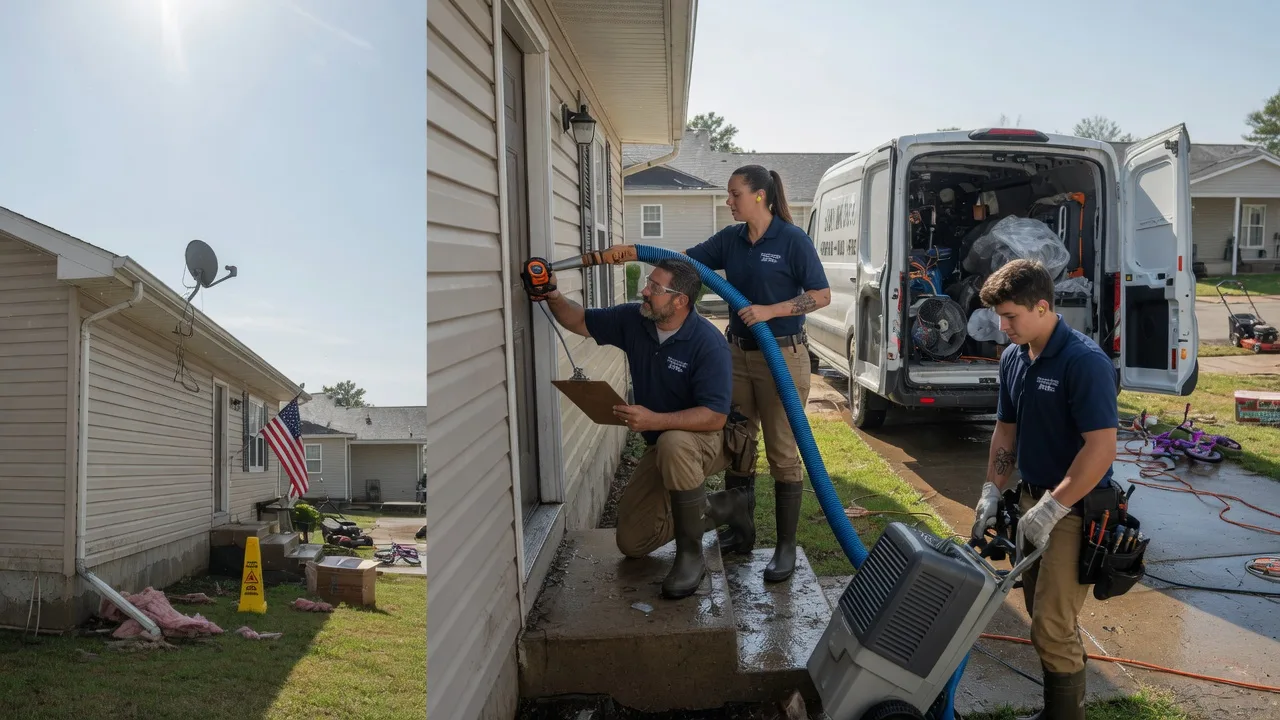 Ceiling Water Damage Restoration in Merrittstown, PA near me